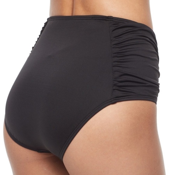 🆕 High waisted shirred plus size swim bott… - Picture 2 of 10